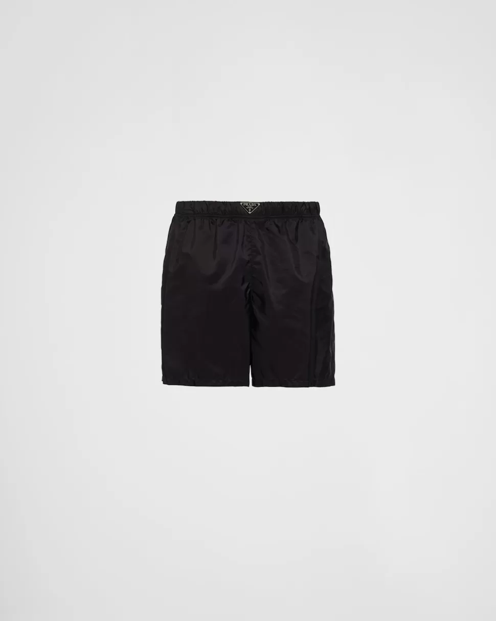 Online Prada Badehose Aus Re-nylon Schwarz