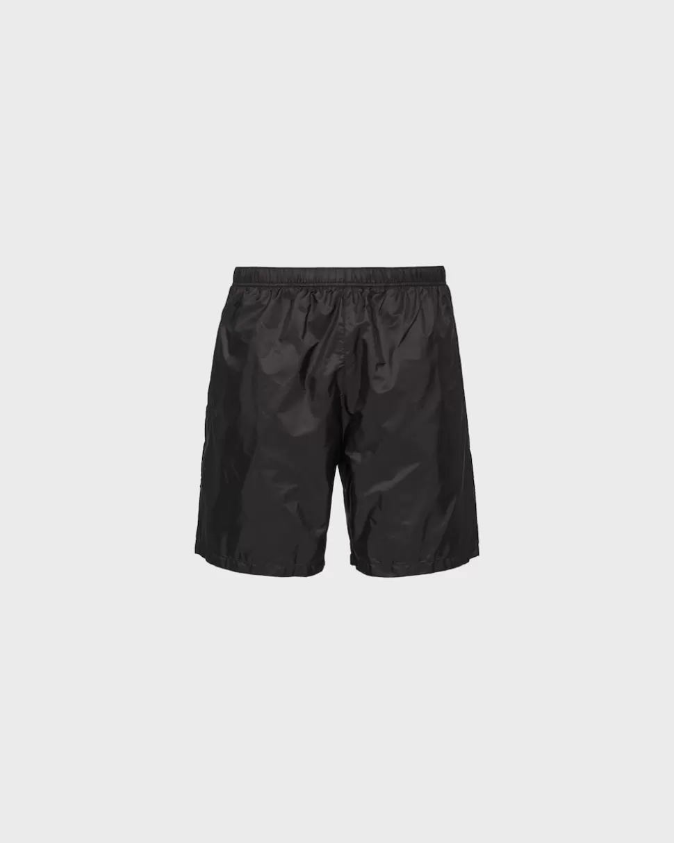 Cheap Prada Badehose Aus Re-nylon Schwarz