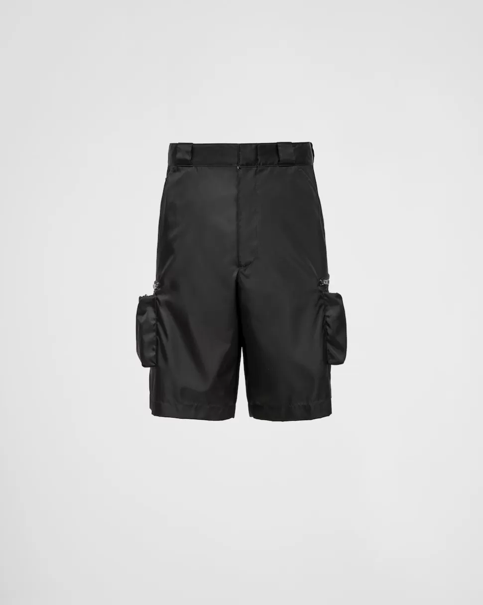 Best Sale Prada Bermudas Aus Re-nylon Schwarz