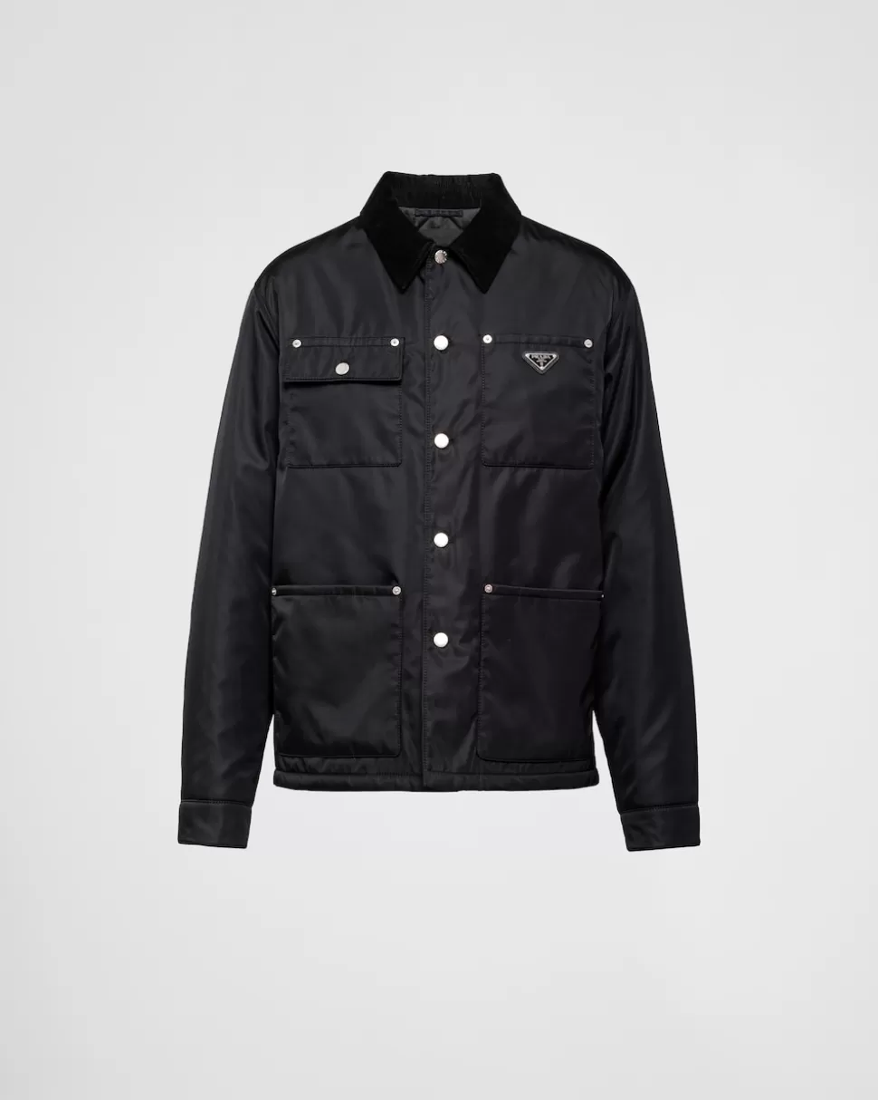 Best Prada Blousonjacke Aus Re-nylon Schwarz