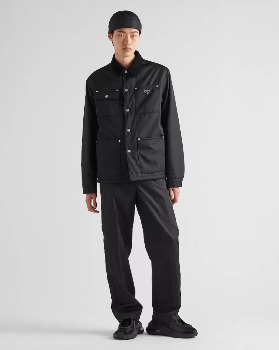 Best Prada Blousonjacke Aus Re-nylon Schwarz