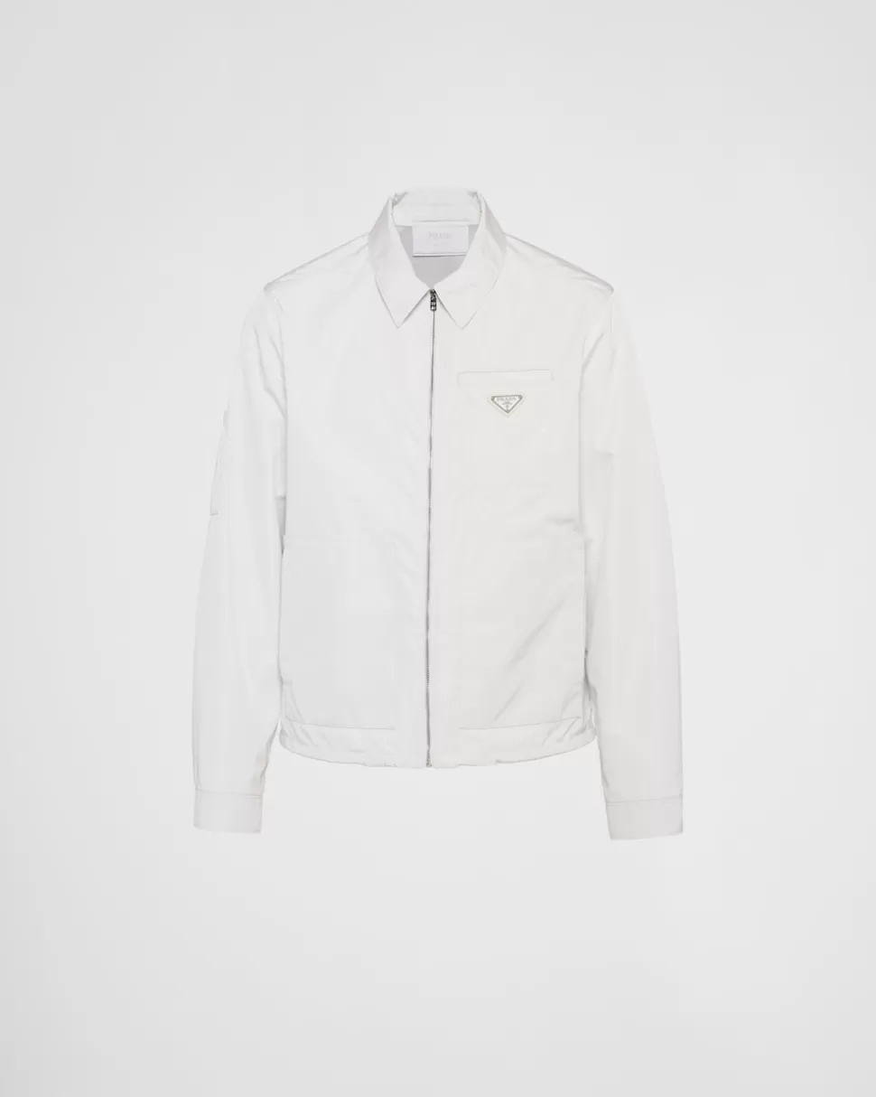 Best Sale Prada Blousonjacke Aus Re-nylon Weiss