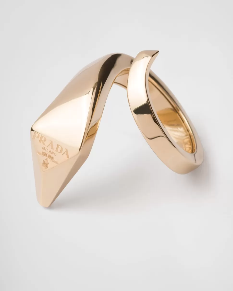 Discount Prada Eternal Ring Aus Gelb Gold