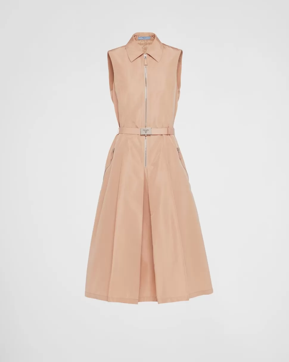 Best Prada Faille Midi-dress Puderrosa