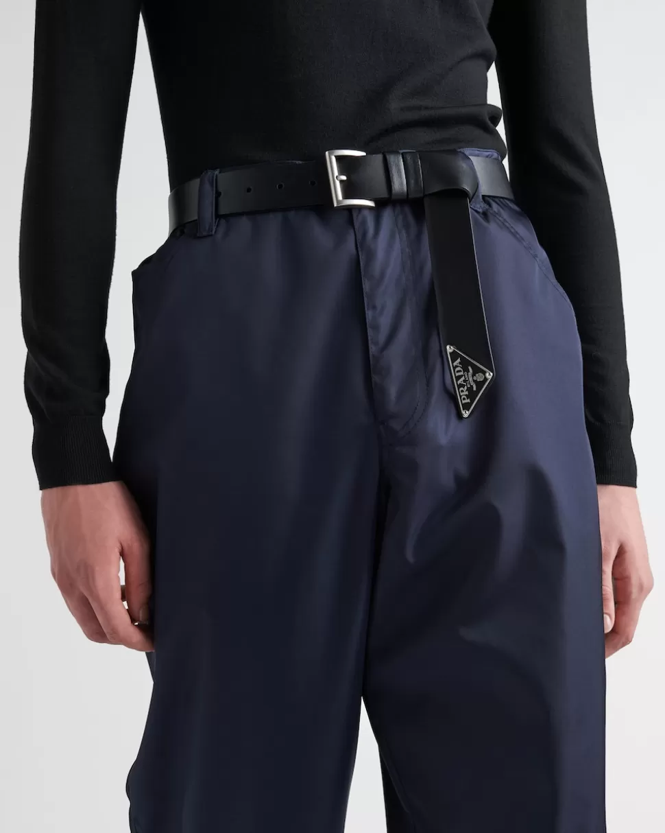 Cheap Prada Gürtel Aus Leder Schwarz