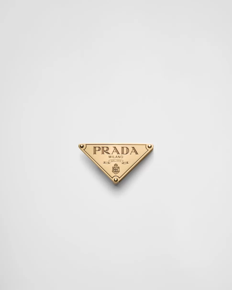 Best Sale Prada Gürtelschließe Aus Metall Bronze