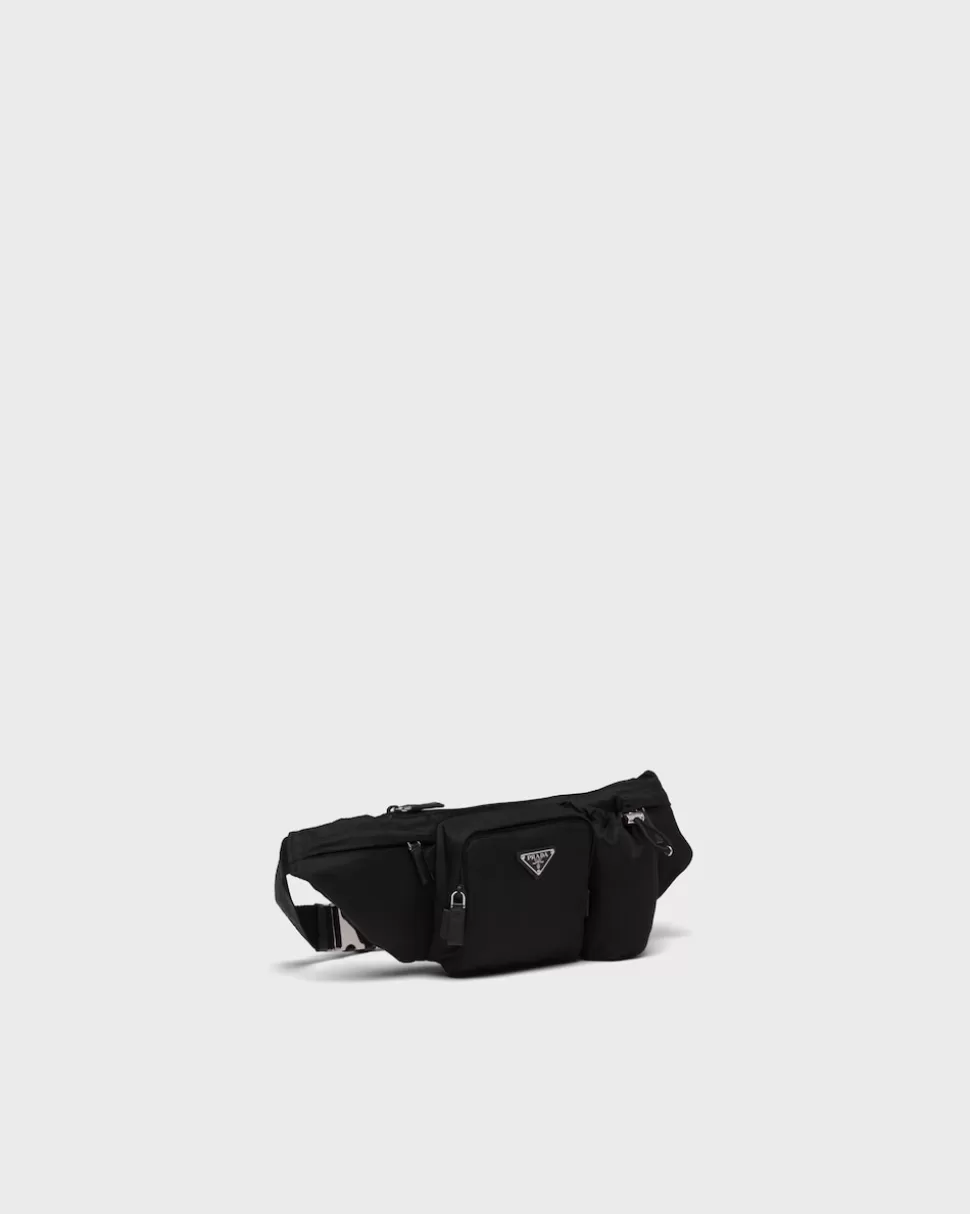 Flash Sale Prada Gürteltasche Aus Re-nylon Und Saffiano-leder Schwarz