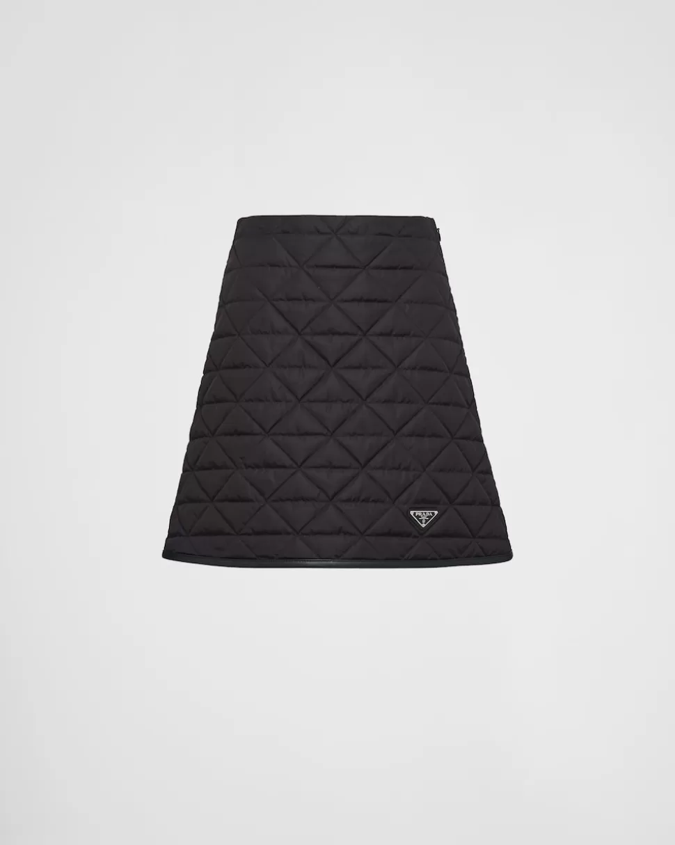 Best Prada Minirock Aus Re-nylon Schwarz