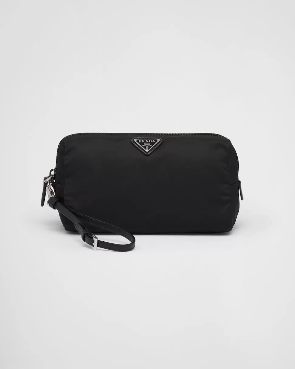 Fashion Prada Pouch Aus Re-nylon Schwarz