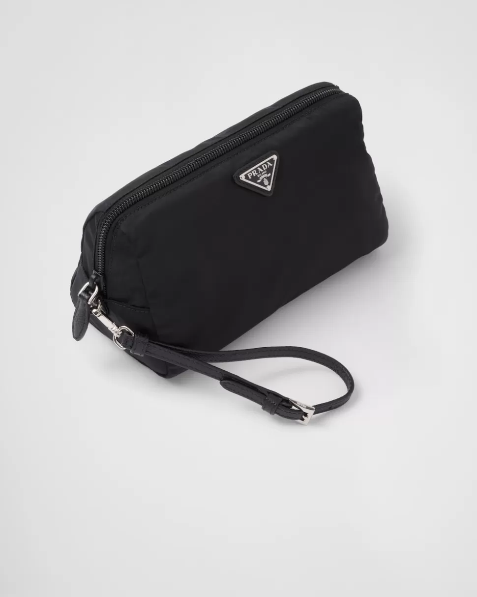 Fashion Prada Pouch Aus Re-nylon Schwarz