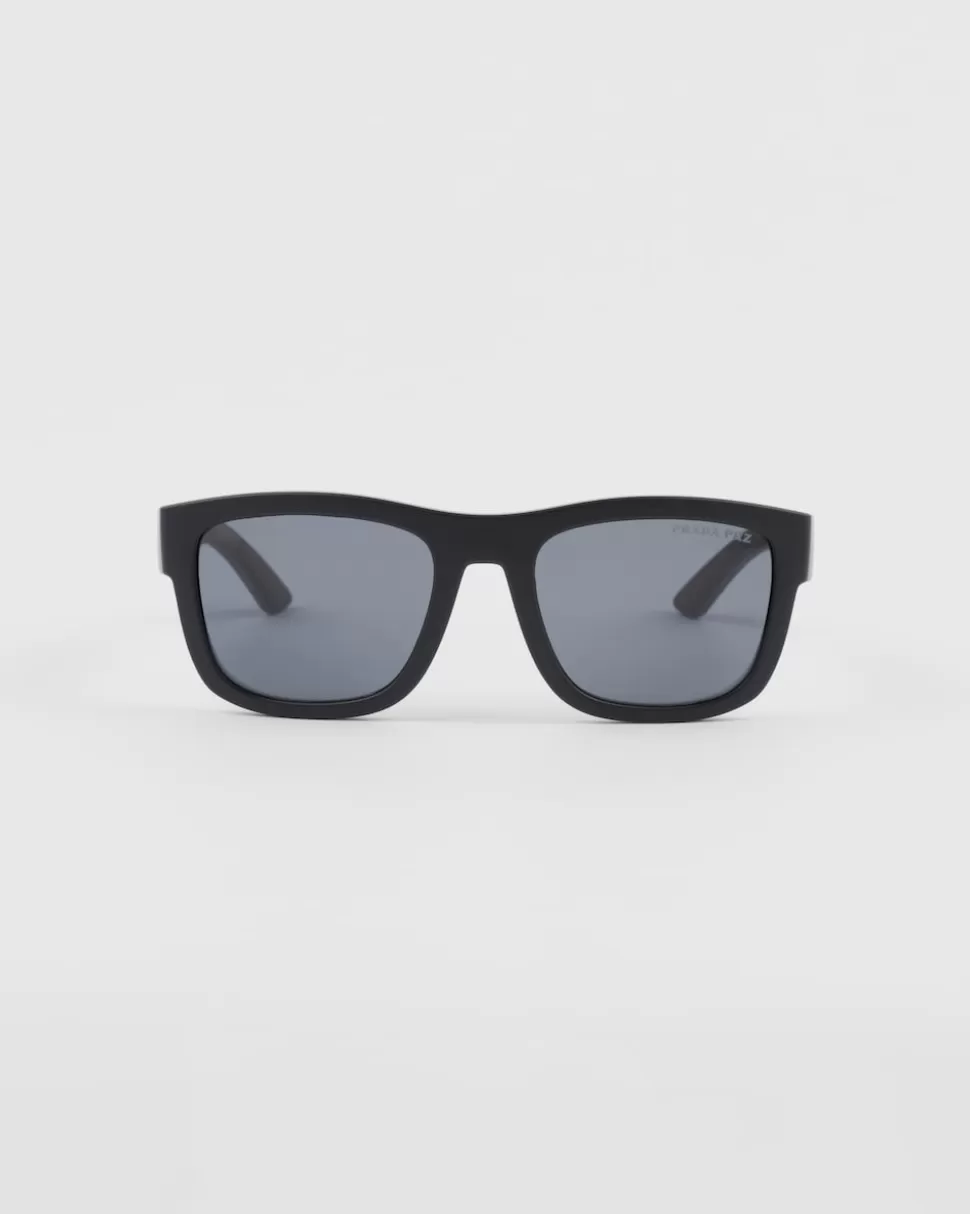 Best Sale Prada Linea Rossa Active Sonnenbrille Gläser:Schwarz