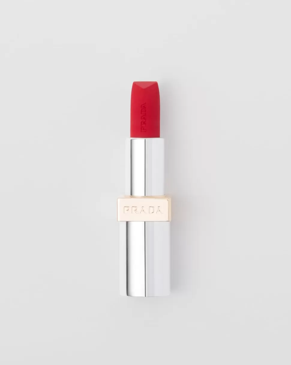 Cheap Prada Monochrome Hyper Matte Lippenstift - R28 - Fuoco B01-ARGILE