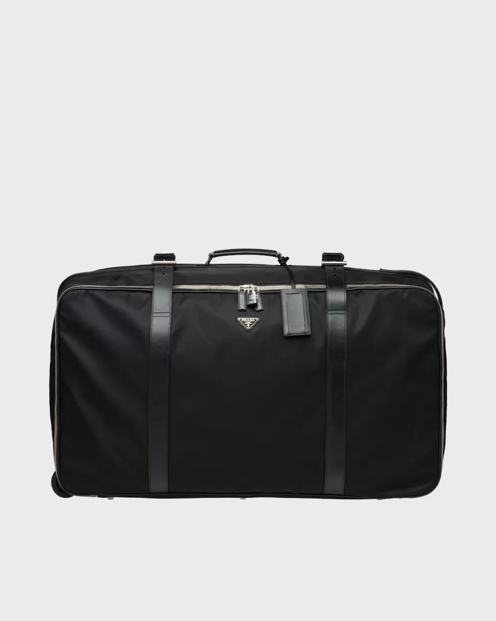 Flash Sale Prada Re-nylon Suitcase Schwarz