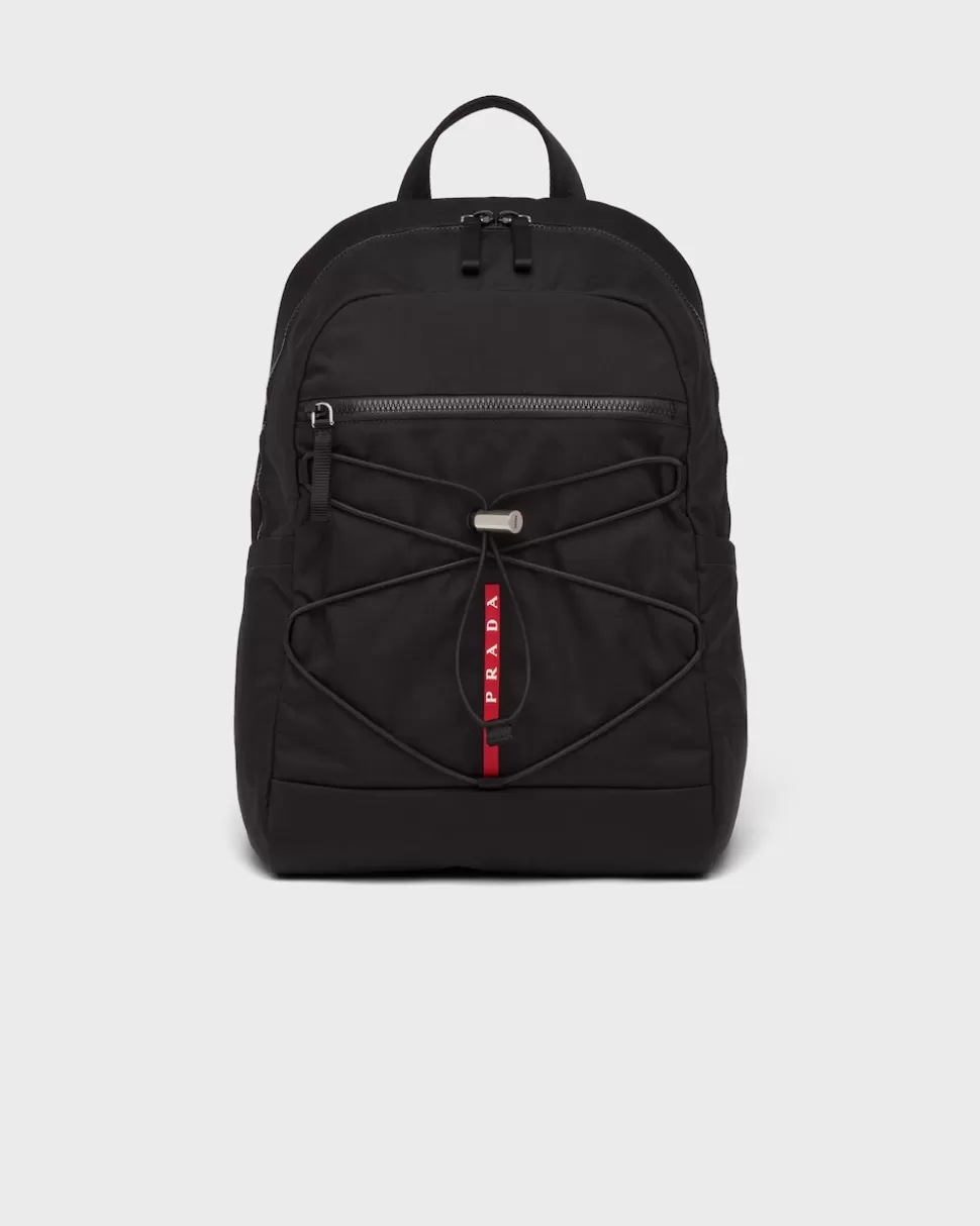 Sale Prada Rucksack Aus Funktionsgewebe Schwarz