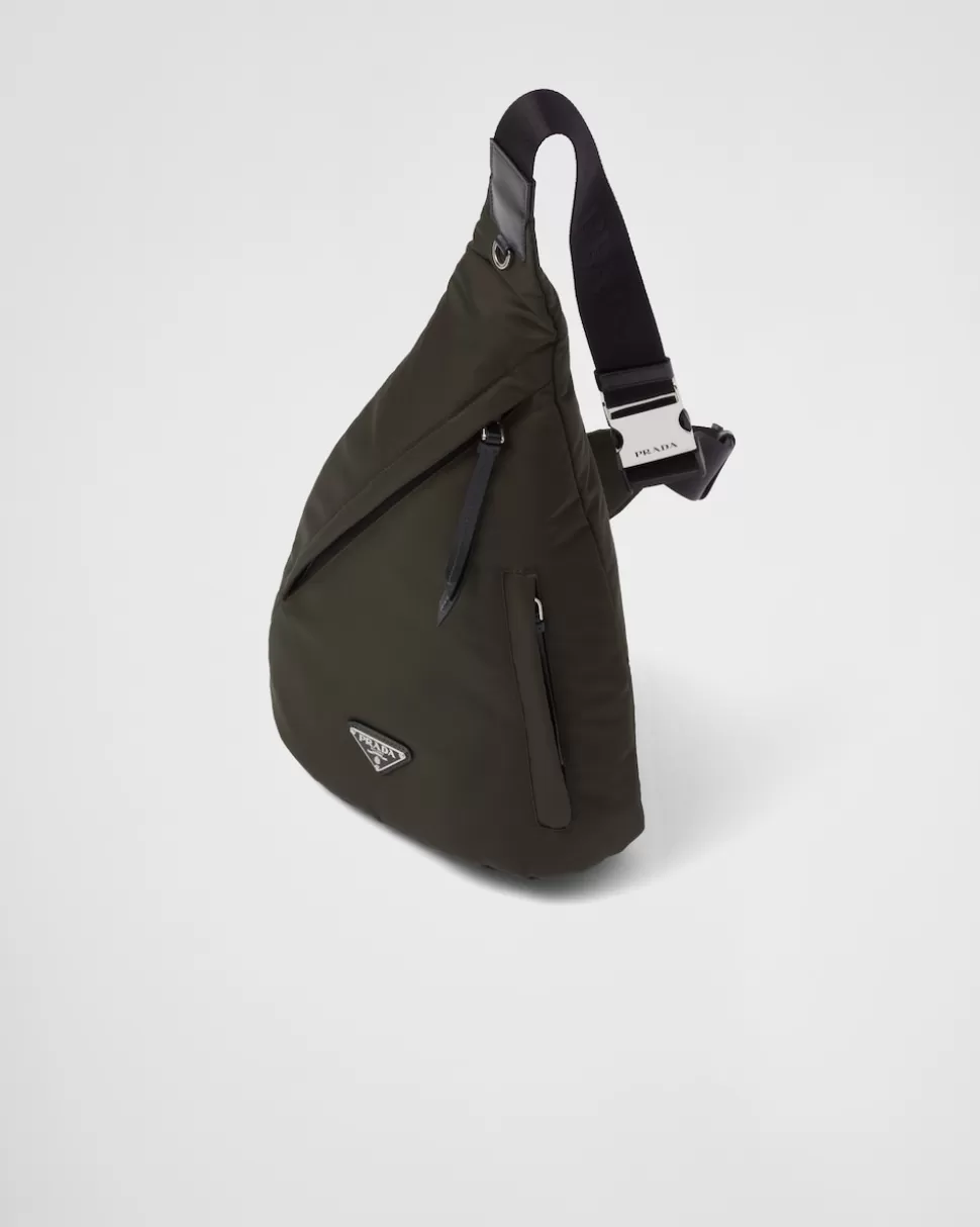 Best Sale Prada Rucksack Aus Re-nylon Und Leder Schwarz