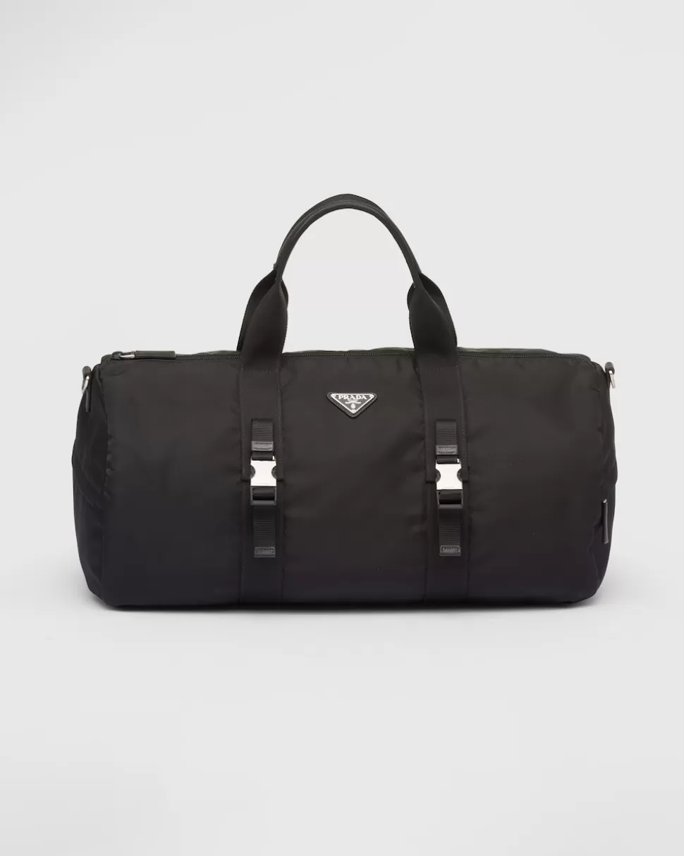 Clearance Prada Seesack Aus Re-nylon Und Saffiano-leder Schwarz