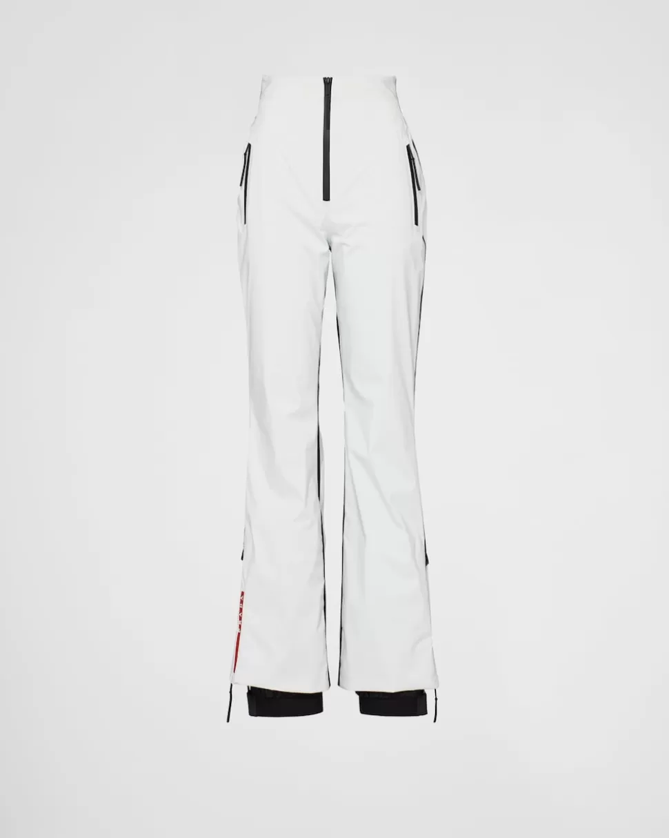 Discount Prada Skihose Aus Extreme-tex Stretch Kalkweiss