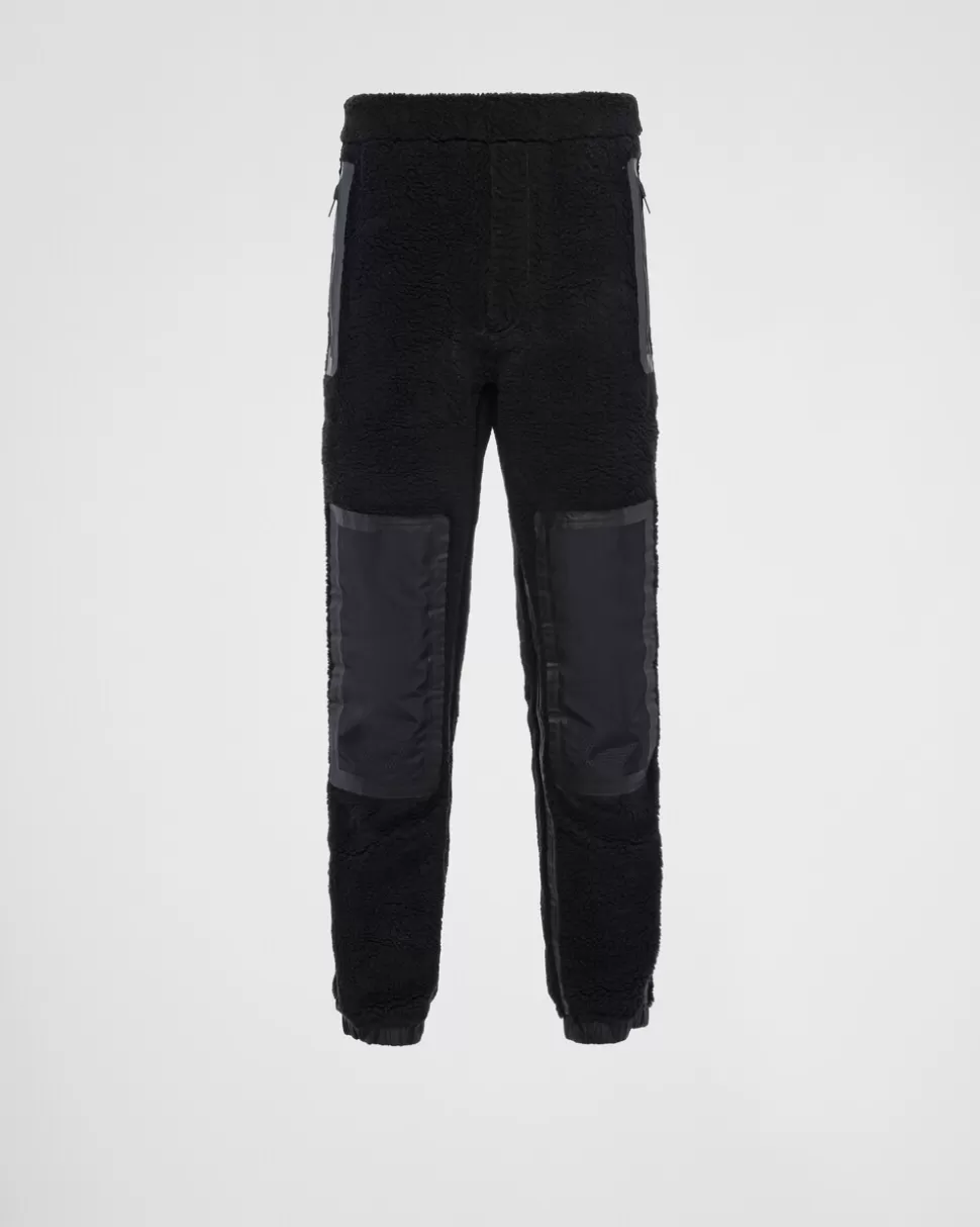 Best Sale Prada Skihose Aus Technischem Fleece Schwarz