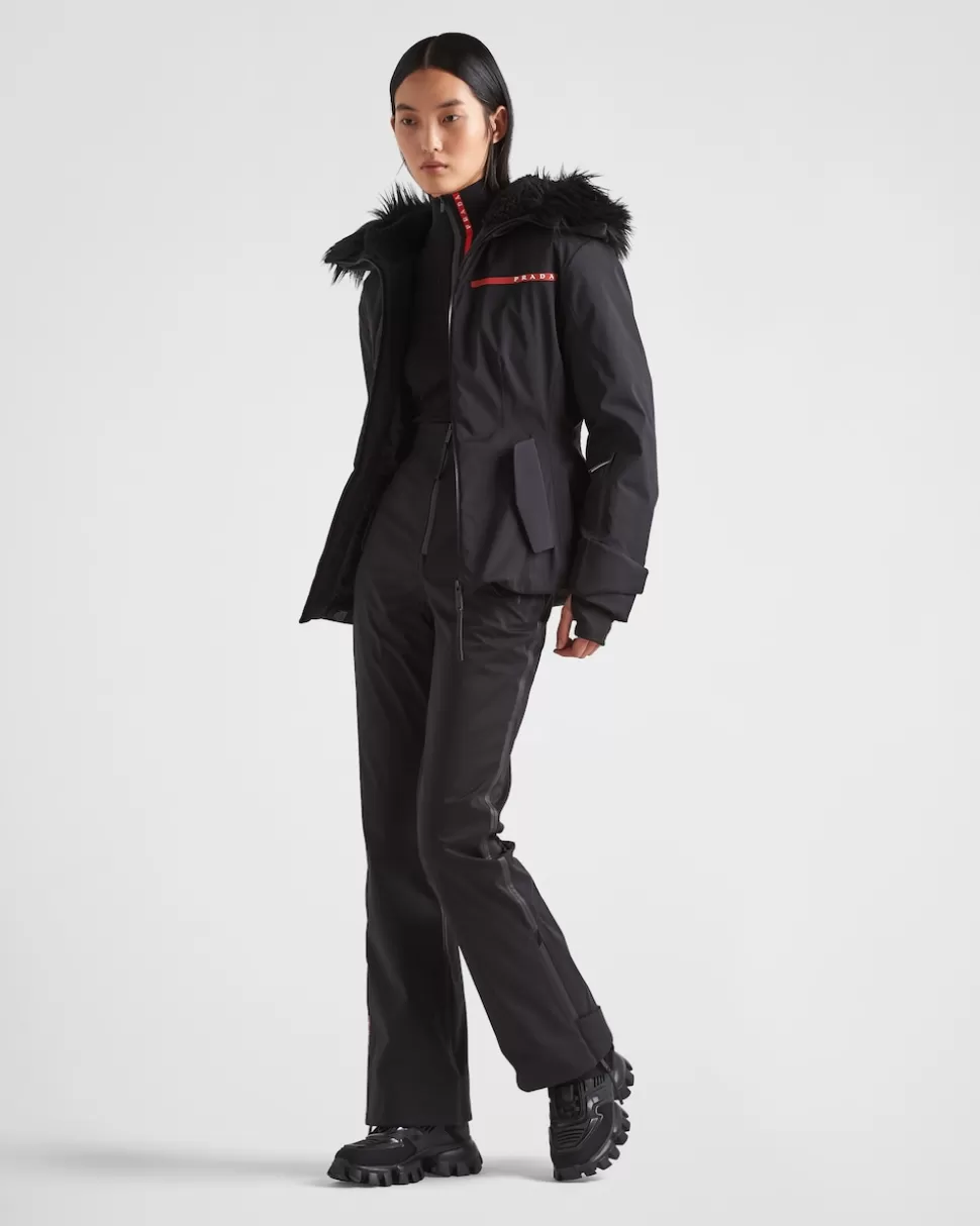 Clearance Prada Skijacke Aus Extreme-tex-stretch Schwarz