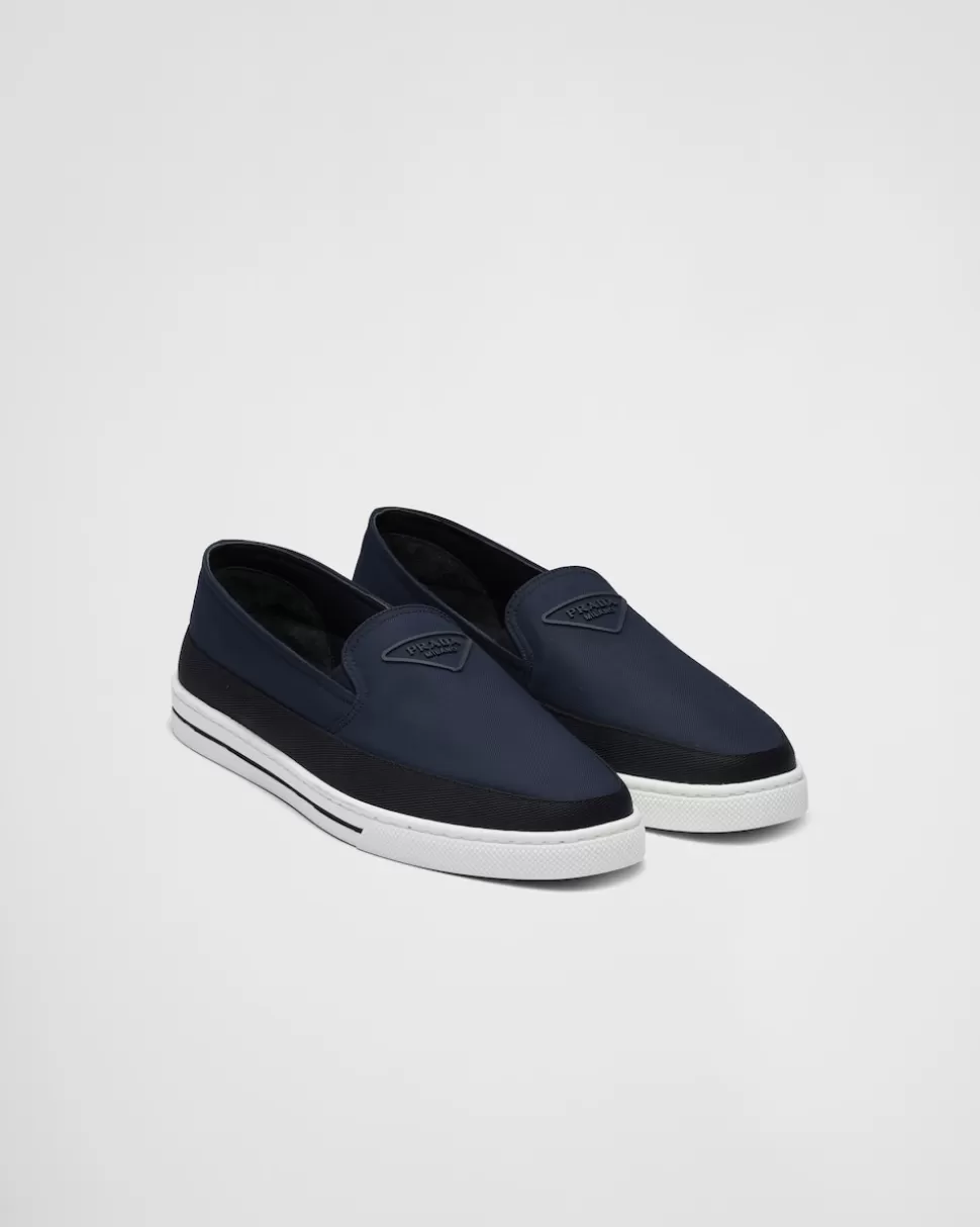 Best Sale Prada Slip-on-sneaker Aus Re-nylon Schwarz