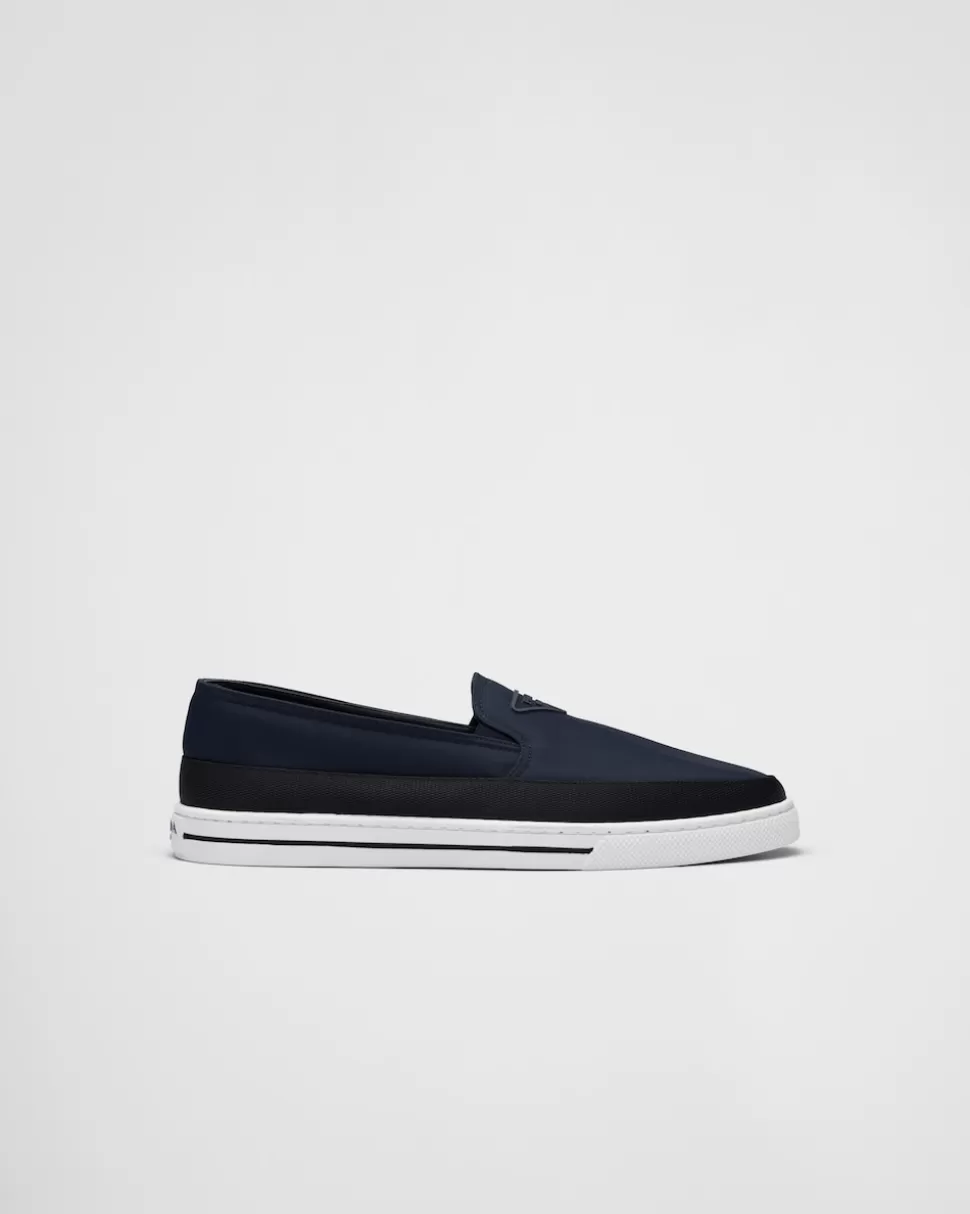 Best Sale Prada Slip-on-sneaker Aus Re-nylon Schwarz