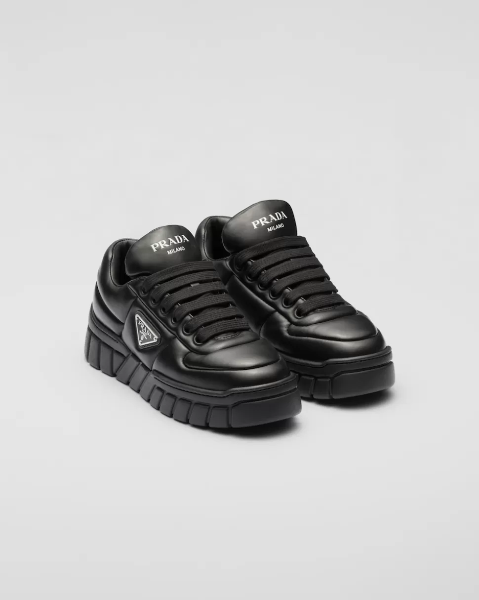 Cheap Prada Sneaker Aus Gepolstertem Nappa-leder Schwarz