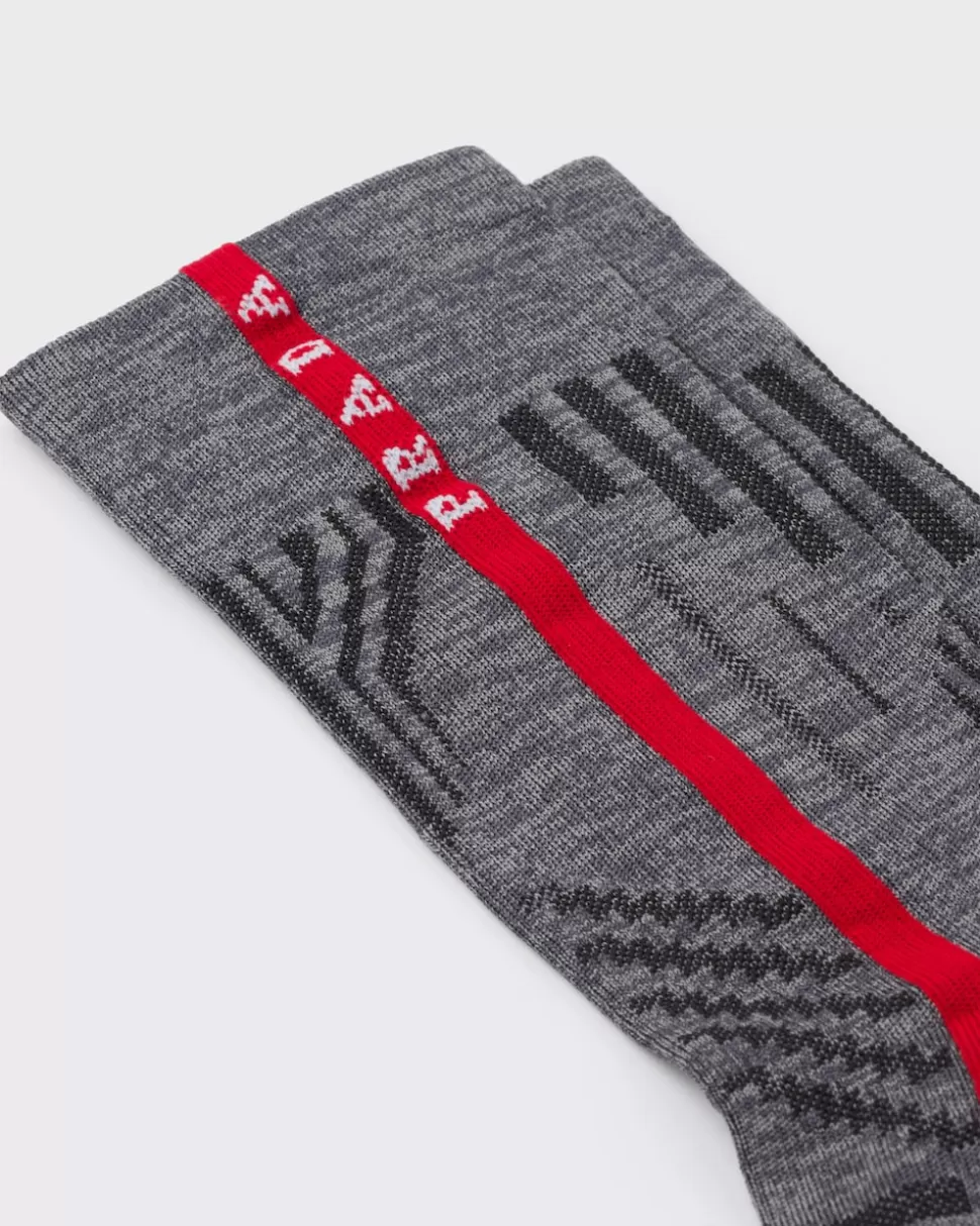 Best Sale Prada Socken Aus Polyester Grau