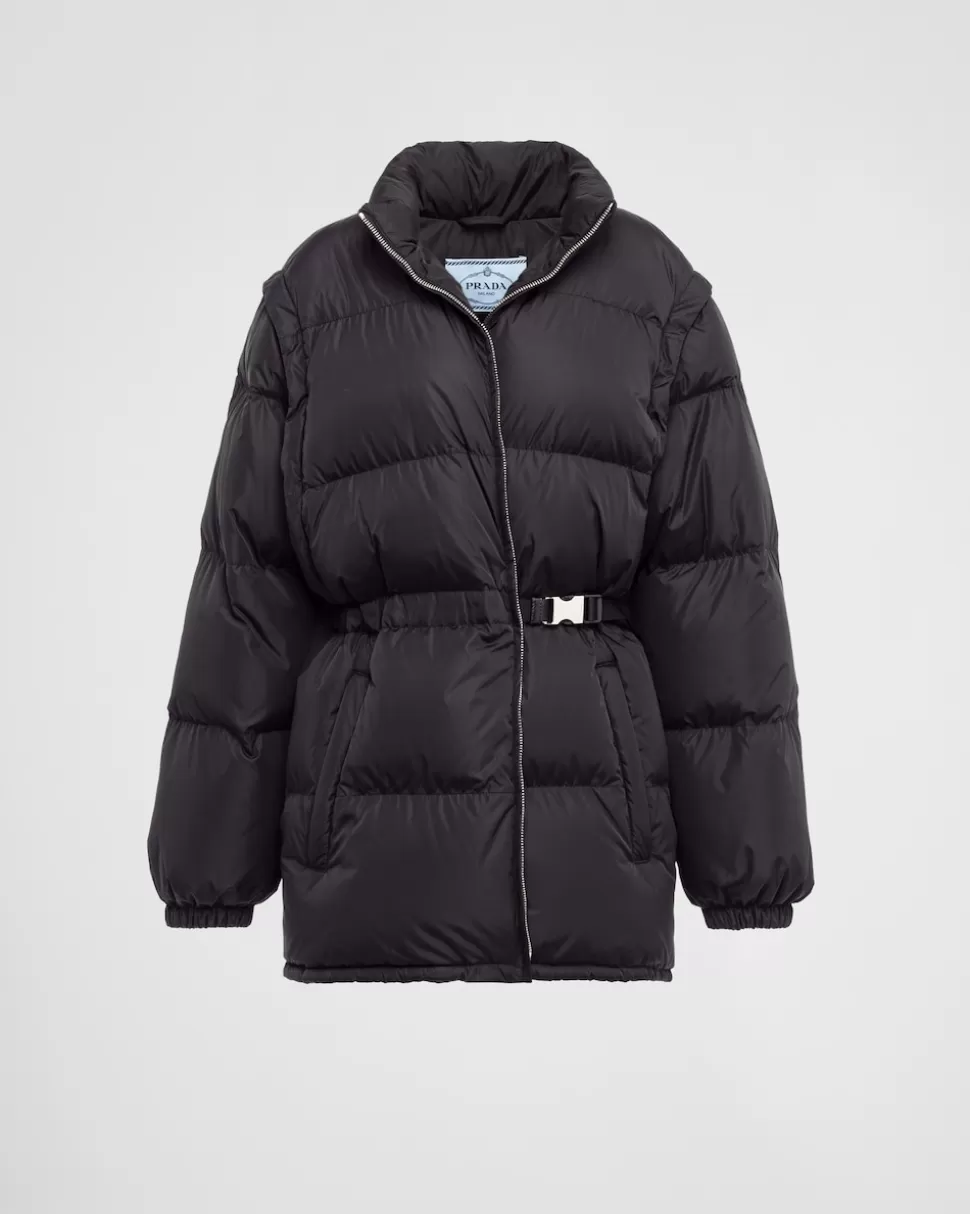 Best Prada Steppjacke Aus Leichtem Re-nylon Schwarz