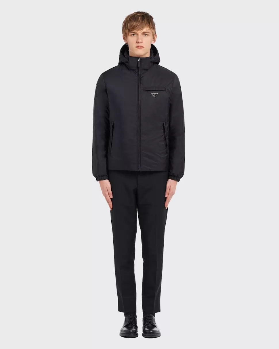 Best Prada Steppjacke Aus Re-nylon Schwarz