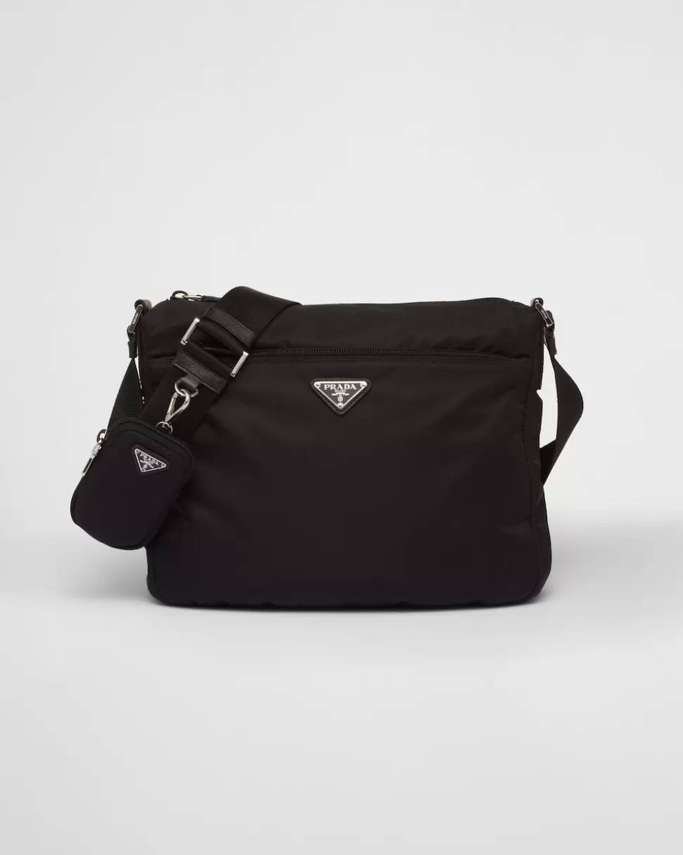 Cheap Prada Tasche Aus Re-nylon Schwarz