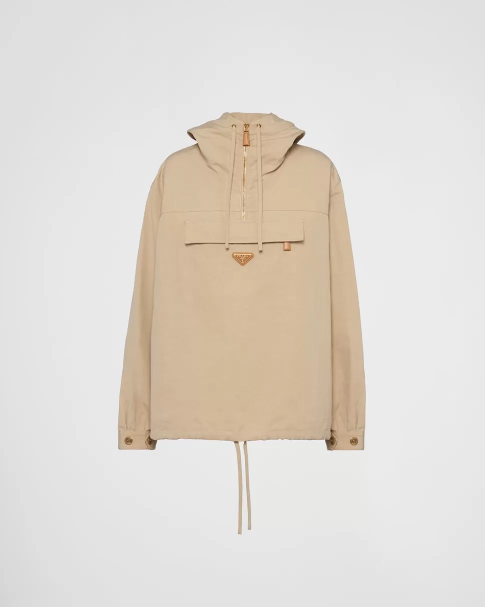 Best Prada Windbreaker Aus Panama-baumwolle Kordel