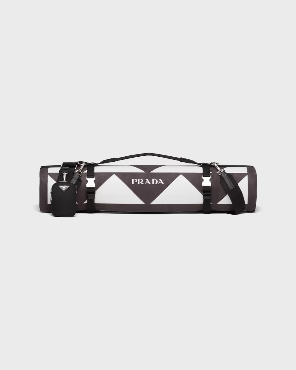 Best Sale Prada Yogamatte Weiss/Schwarz